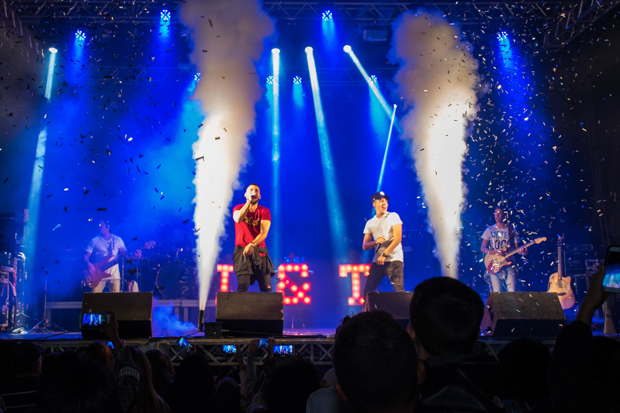 Banda Santa Ifigênia abriu os shows na sexta-feira (6). Foto: Luís Fernando da Silva / Prefeitura Municipal de Urupês