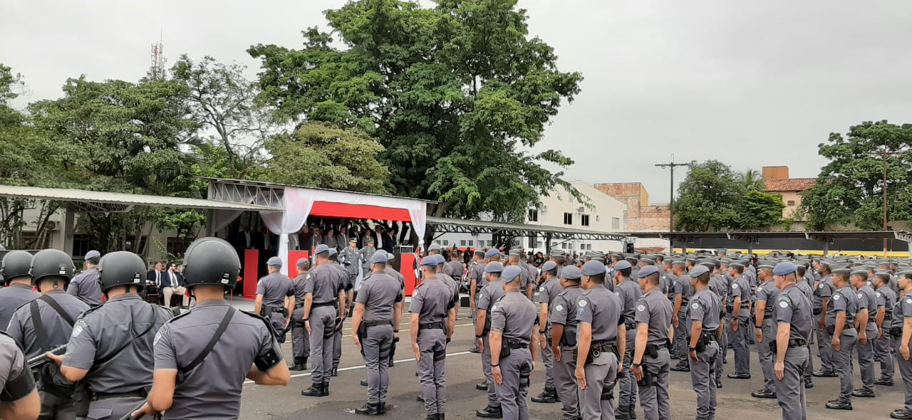 Cerimônia de posse do novo Coronel da CPI- 5 em São José do Rio Preto  Foto: Divulgação