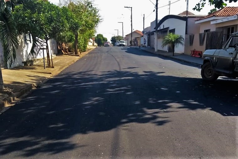 Trecho de rua depois do recape. Foto: Divulgação.