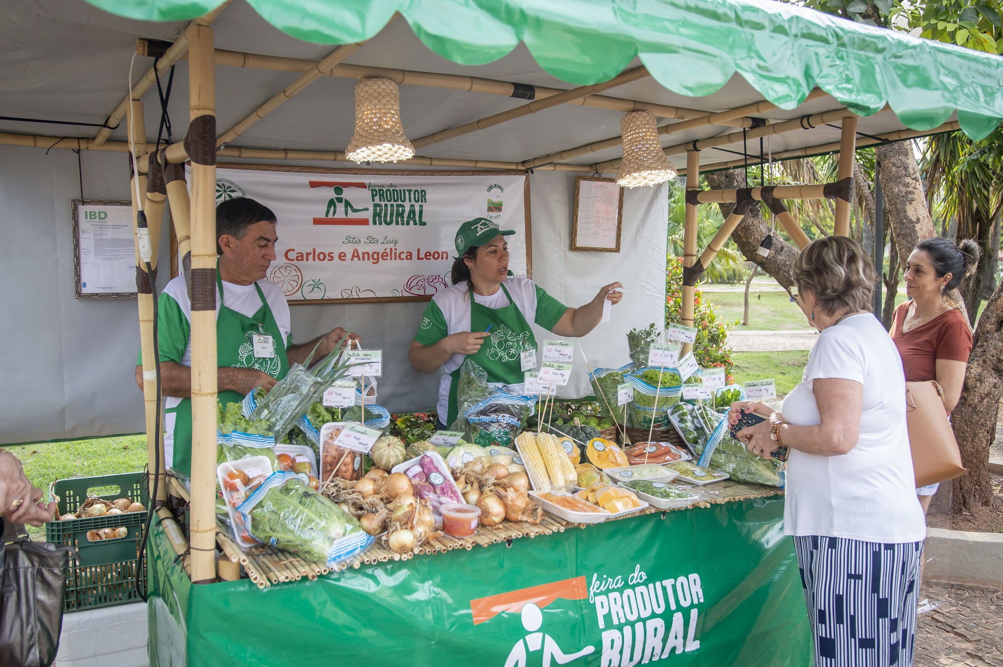 Feira do Produtor Rural de Urupês está com vagas abertas para novos participantes. Foto: Luís Fernando da Silva / Prefeitura Municipal de Urupês.