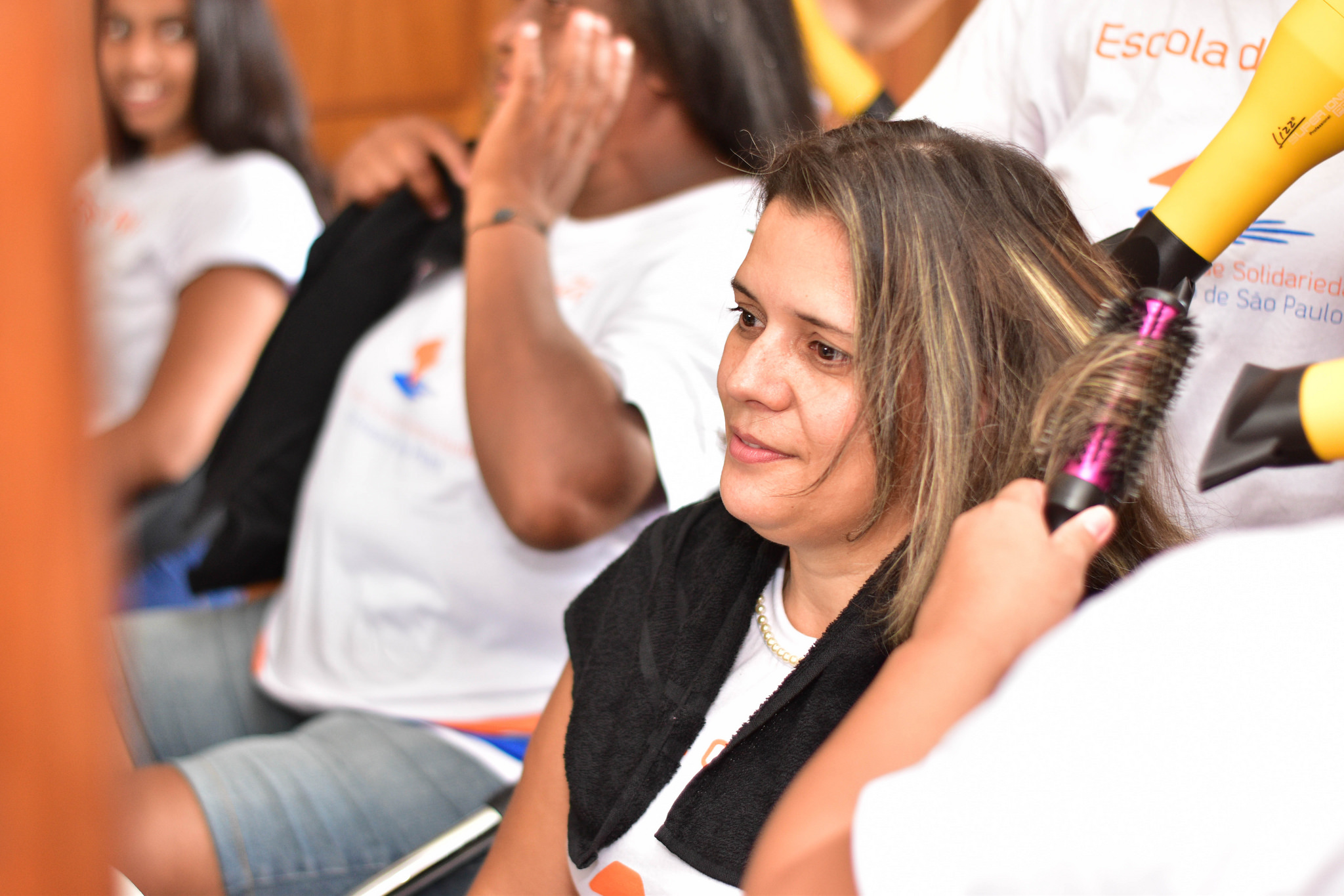 Primeira turma da Escola da Beleza em dezembro de 2017. Foto: Luís Fernando da Silva / Prefeitura Municipal de Urupês