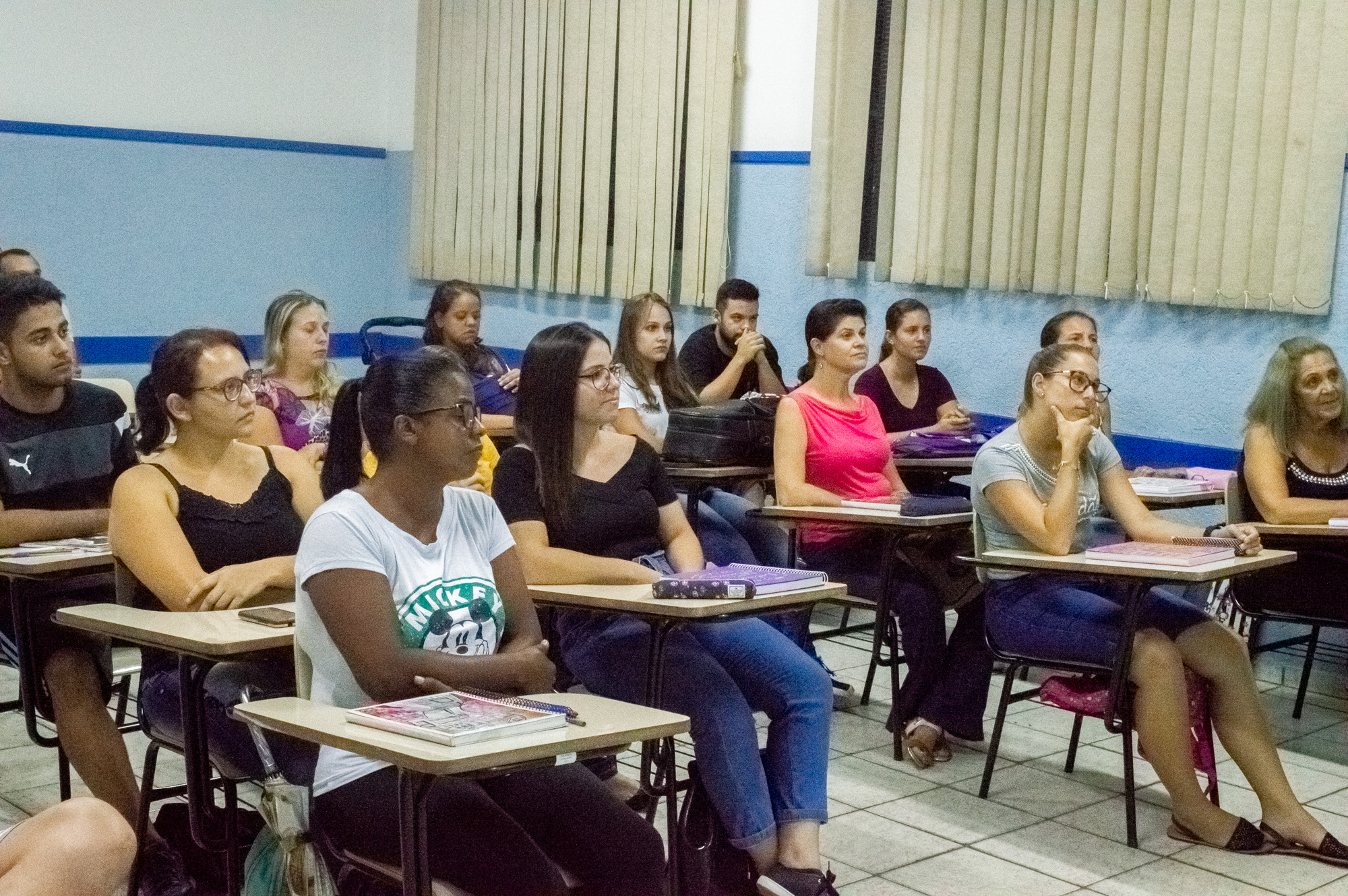 Alunos da 2ª Turma do curso técnico em administração da ETEC.  Foto: Carina Costa