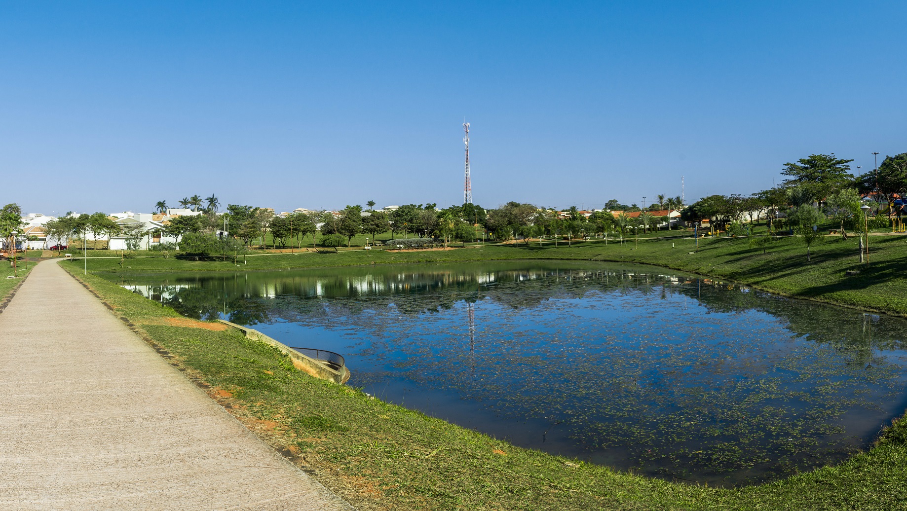 Parque Municipal Mário Covas é um dos locais que vai receber o serviço. Foto: Luís Fernando da Silva / Prefeitura Municipal de Urupês