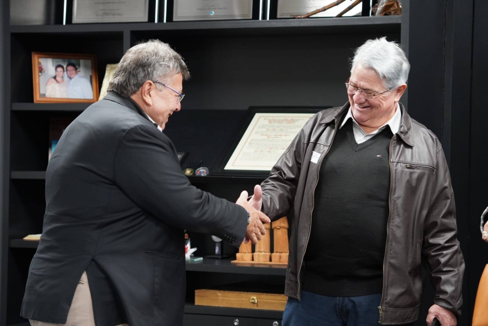 Prefeito Bica e o Presidente da Alesp, Deputado Carlão Pignatari