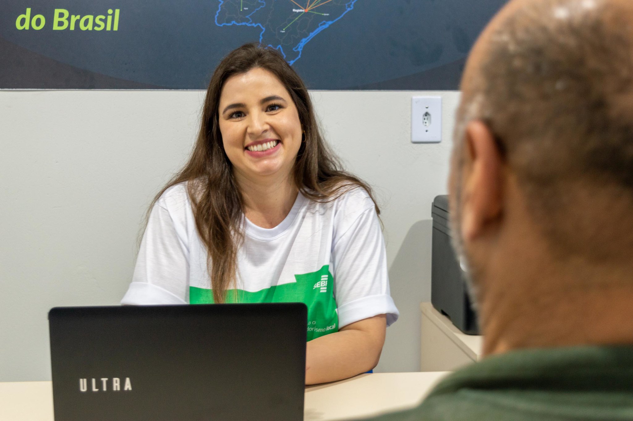 Sebrae Aqui dispõe de duas funcionárias para atendimento aos empresários. Foto: Luís Fernando da Silva / Prefeitura Municipal de Urupês.