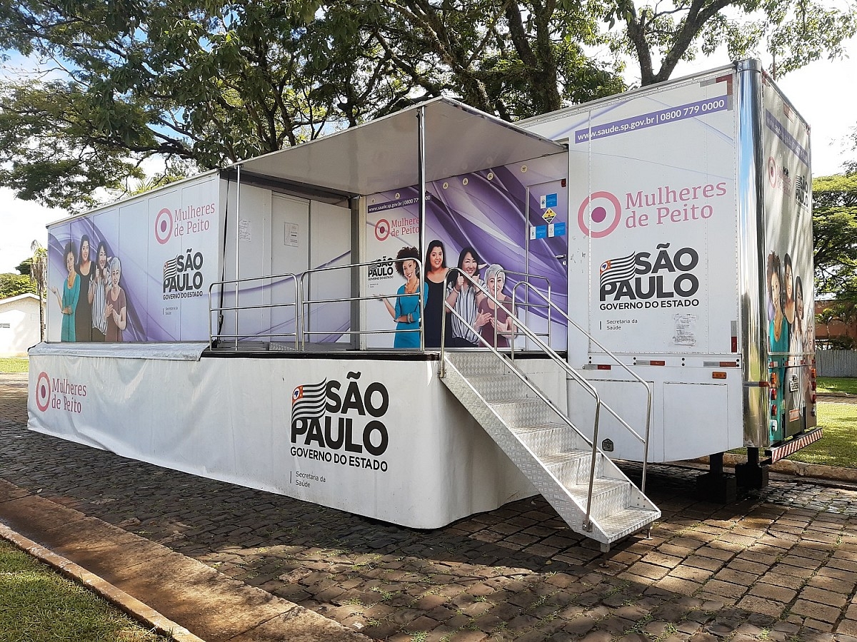 Carreta estará localizada no Estacionamento dos Mulheres de Peito. Foto: Governo de SP.