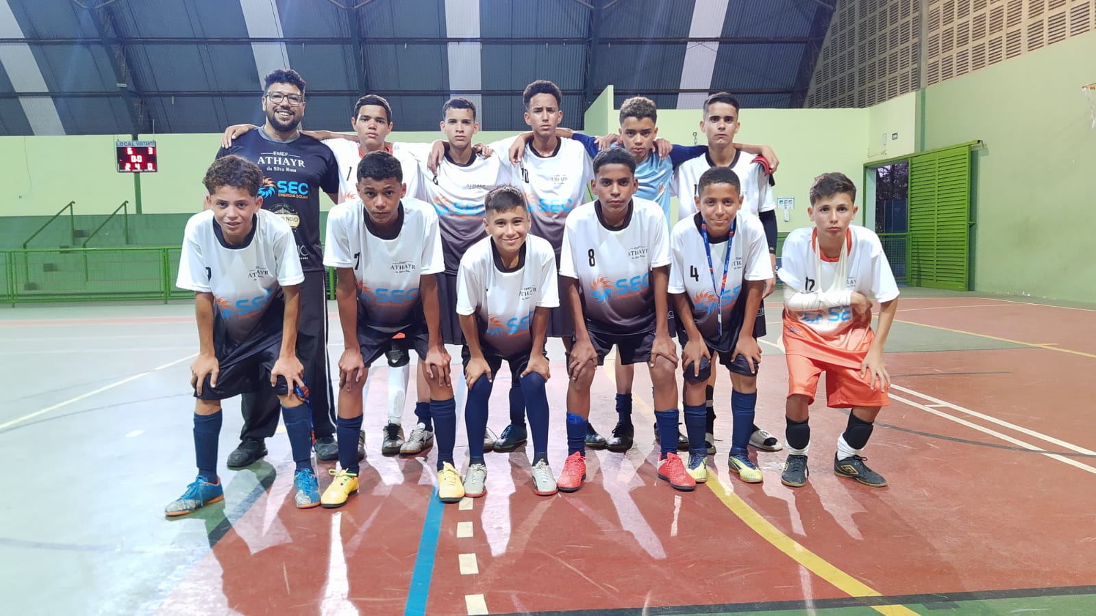 Time dos Atletas Mirins de Futsal de Urupês - Imagem Divulgação