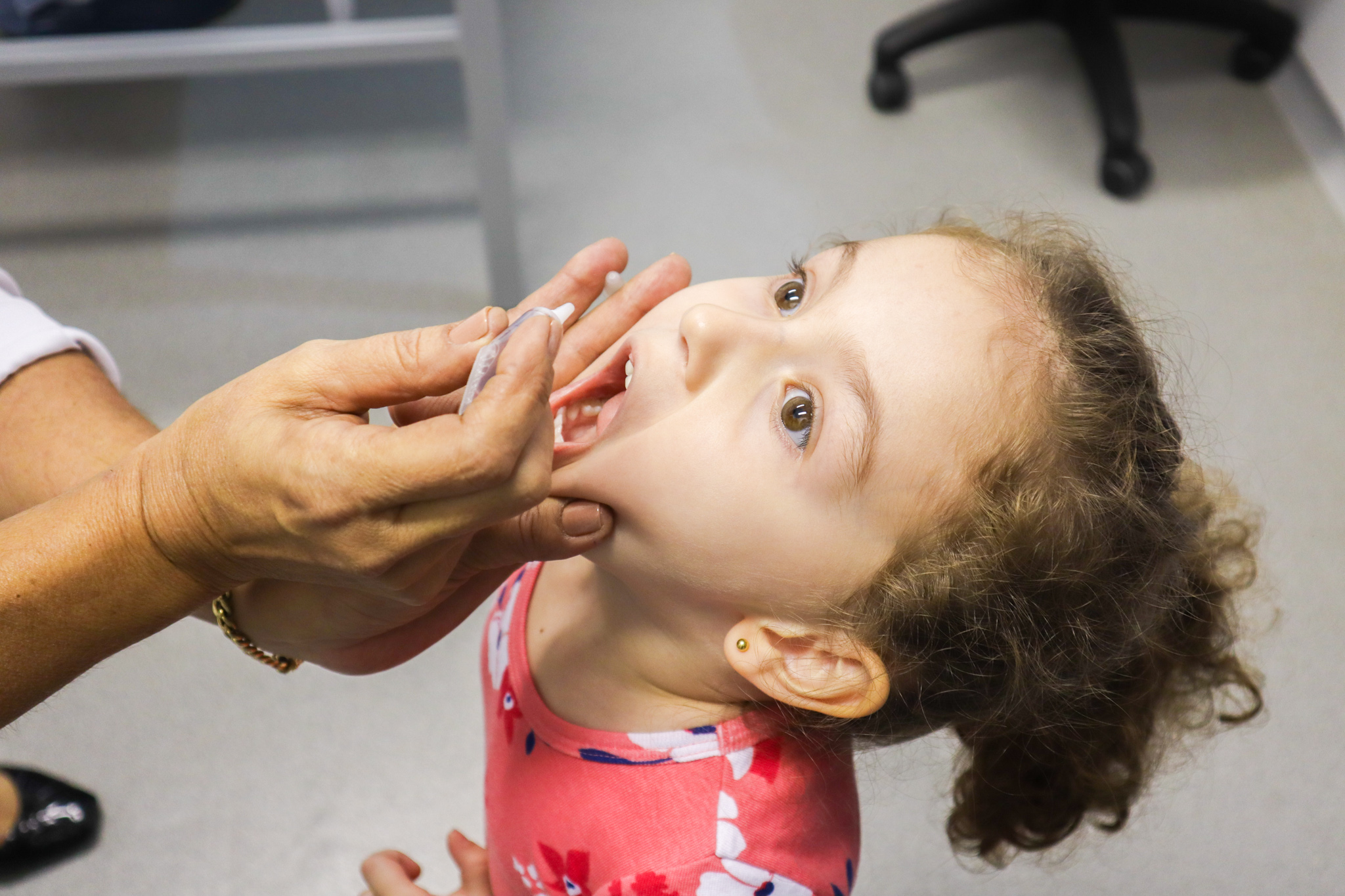 Vacinação contra Poiomielite na Escola Zé Ito em Urupês - Foto: Thomas Moutropoulos