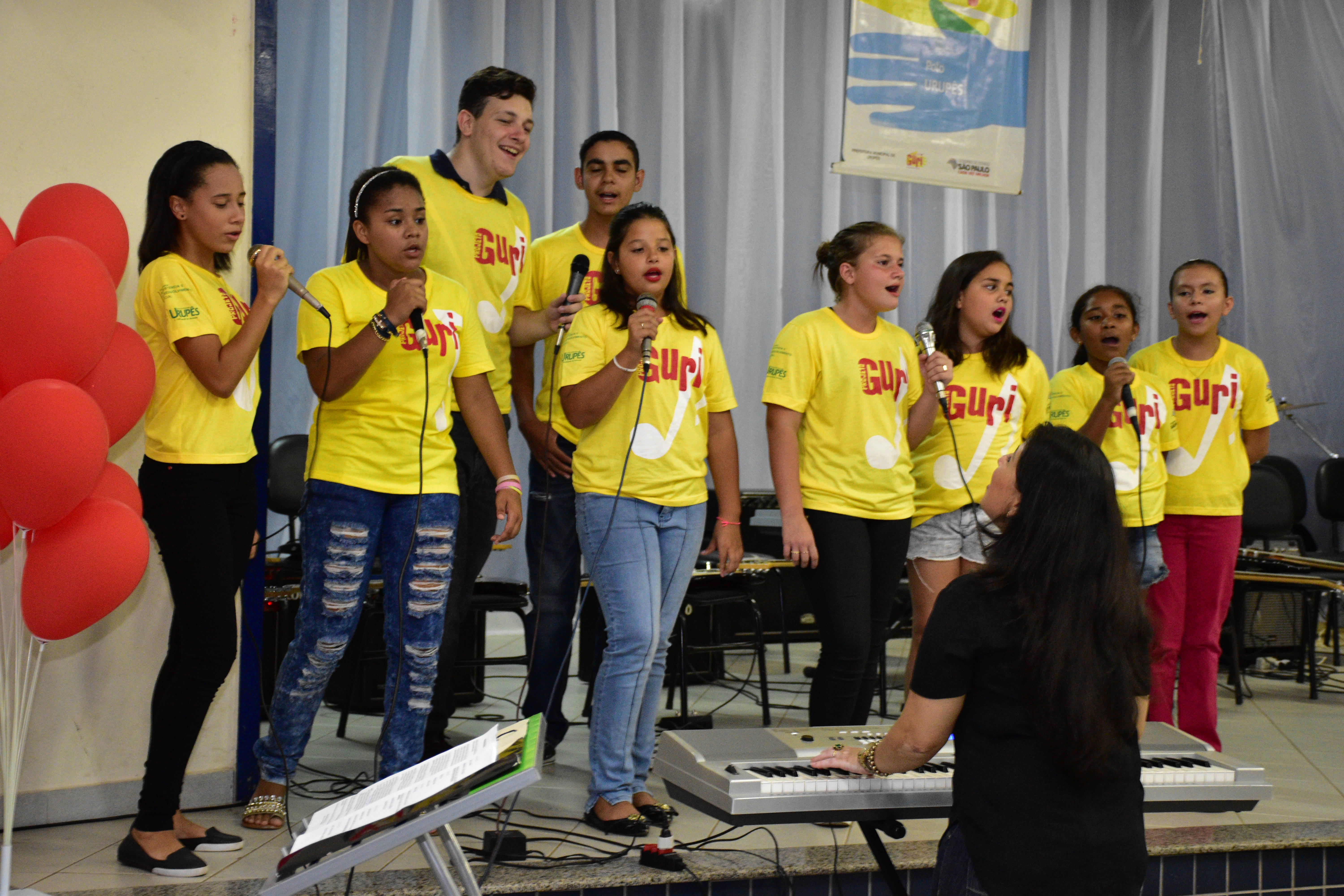 Alunos do Projeto Guri em 2018 - Foto: Equipe de comunicação 