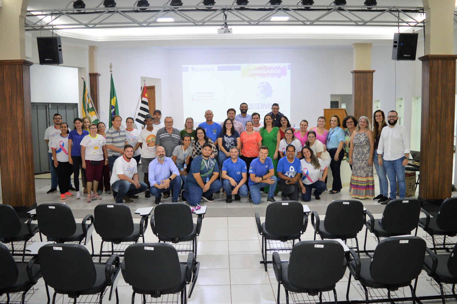 Participantes da 1ª Plenária Municipal de Saúde. Foto: Luís Fernando da Silva / Prefeitura de Urupês