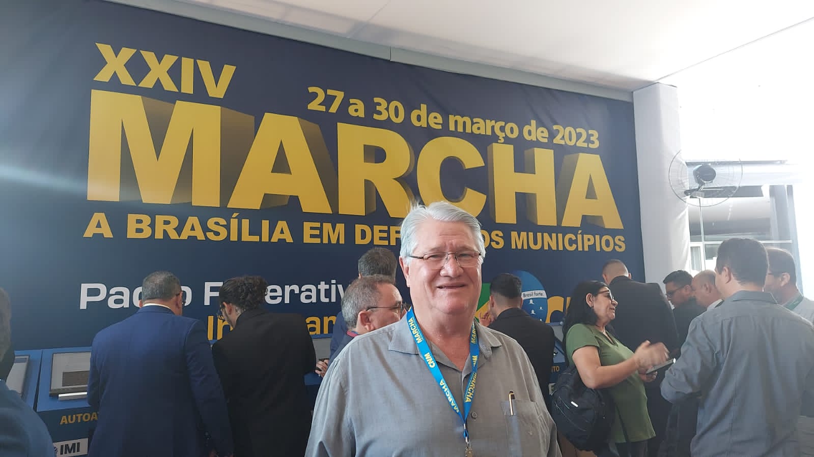 Prefeito Bica na XXIV Marcha a Brasília em Defesa dos Municípios 2023 - Imagem Divulgação