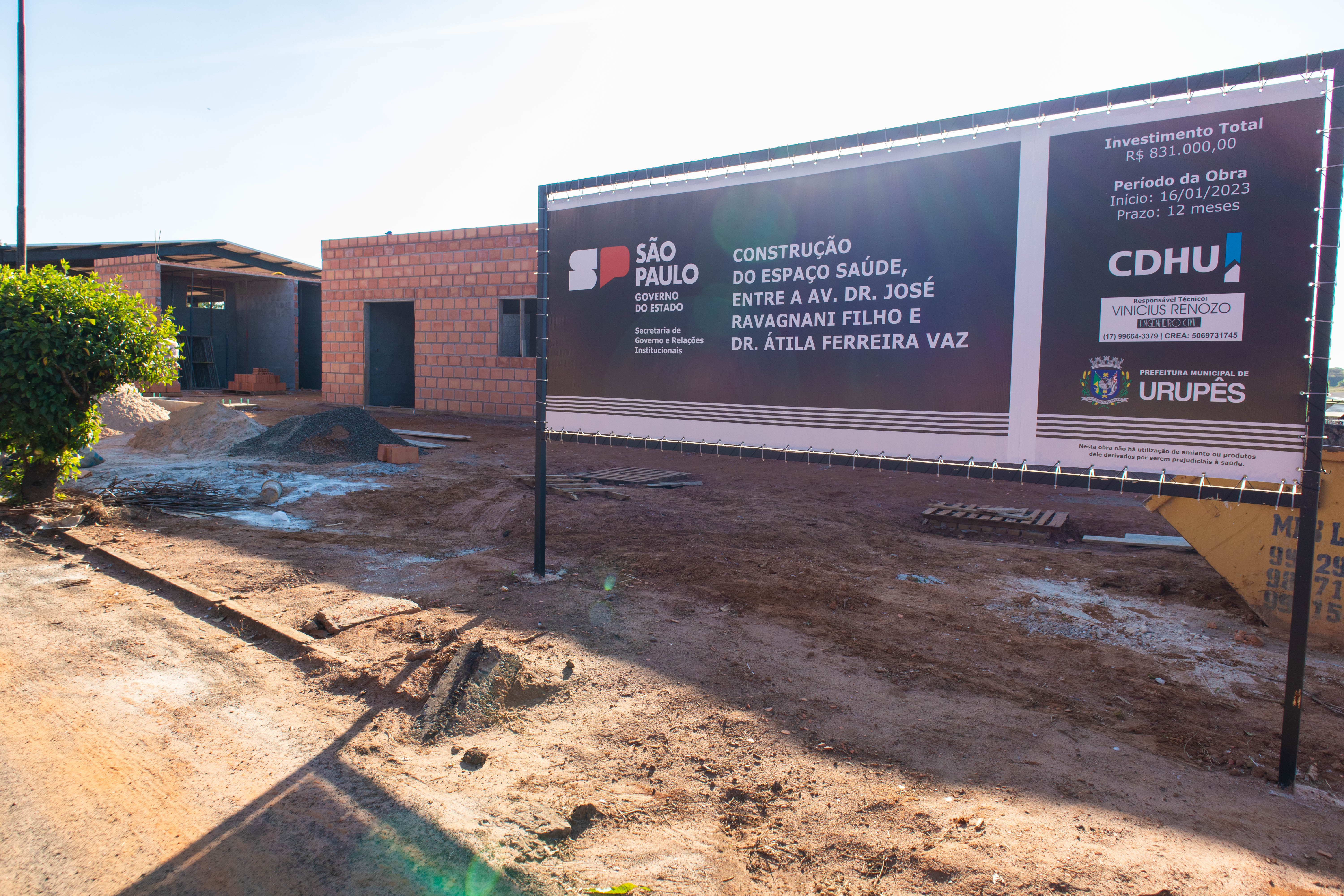 Novo Espaço de Saúde em Urupês - Foto: Thomas Moutropoulos