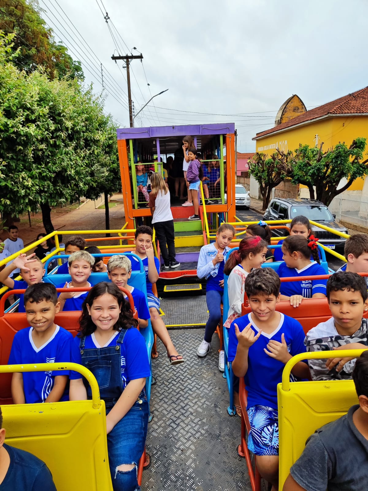 Crianças no Trenzinho da Alegria - Imagem Divulgação