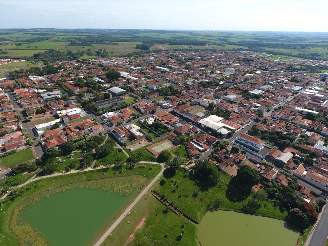 Imagem aérea do município de Urupês. Foto: divulgação.