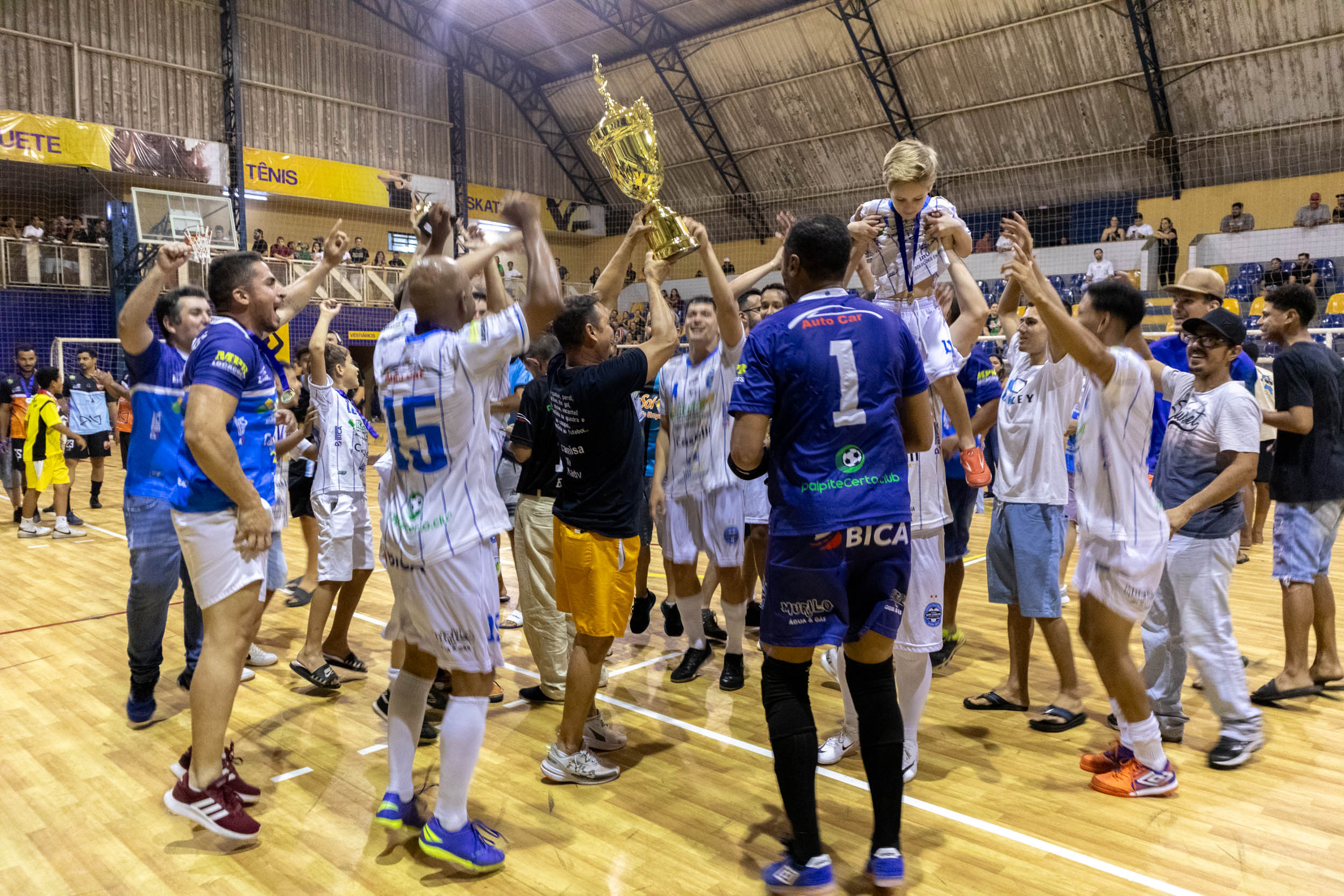 Grêmio é campeão do Municipal de Minicampo 2024. Foto: Thomas Volpato Moutropoulos / Prefeitura Municipal de Urupês.