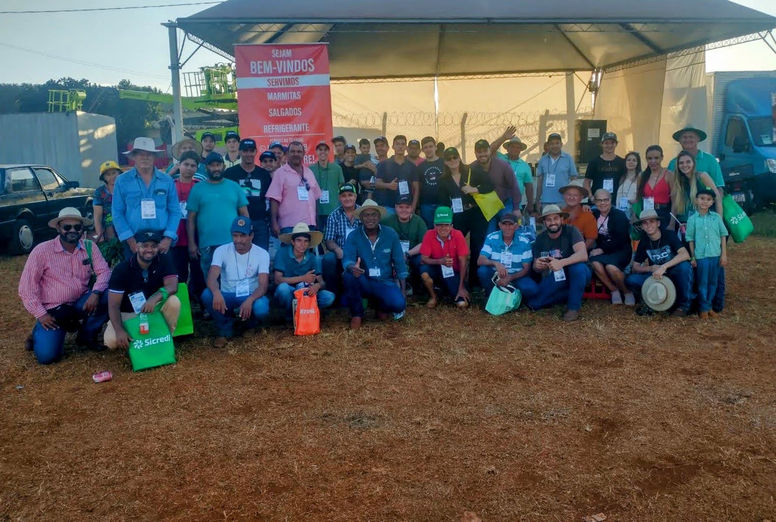 Comitiva de Urupês que participou da Agrishow 2024. Foto: divulgação.