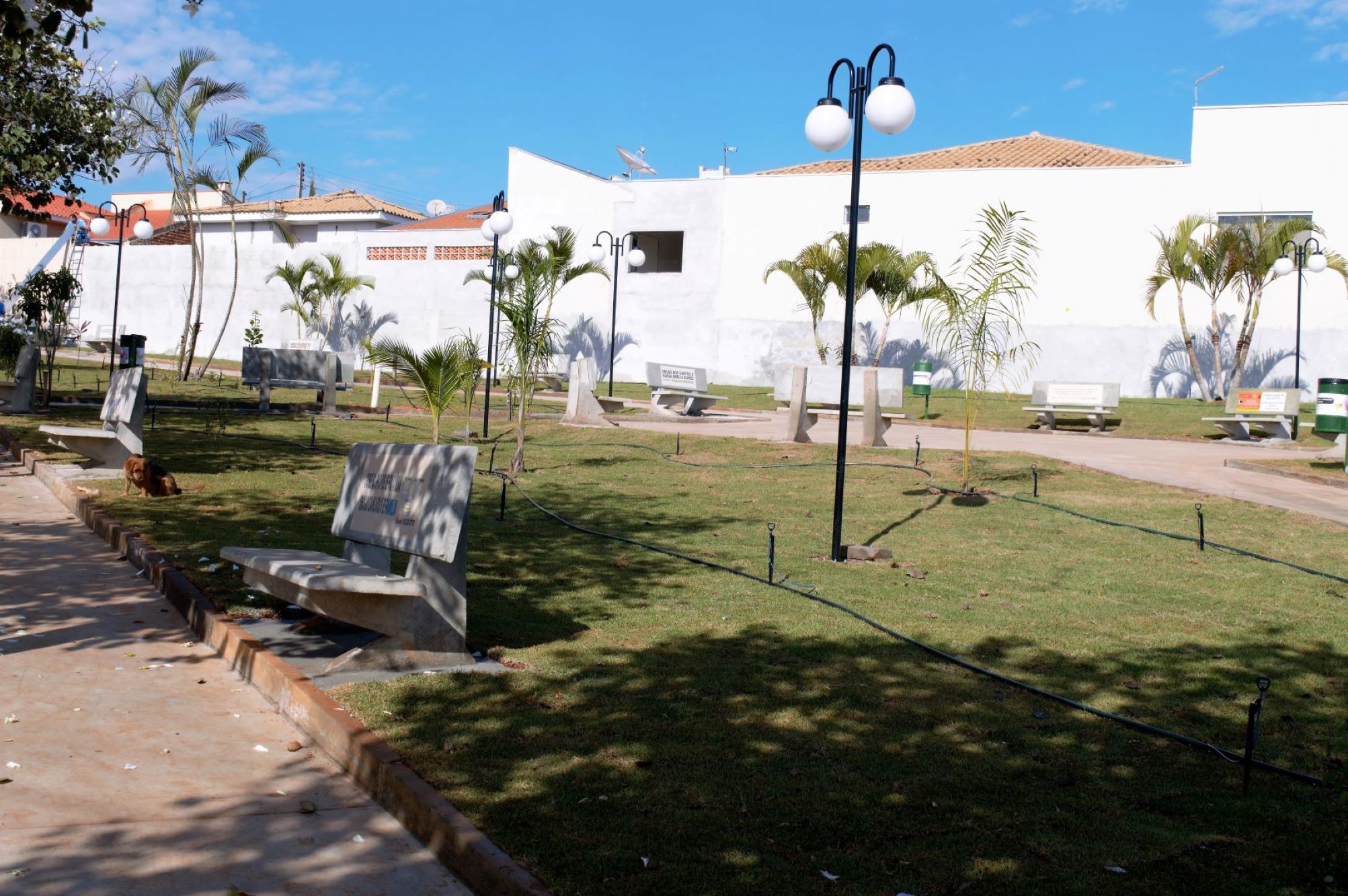 Nova Praça do bairro Lagos II de Urupês - Foto: Carina Costa