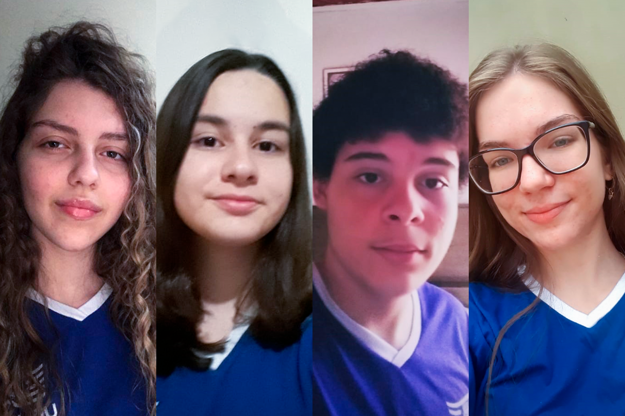 Alunos vencedores da Olimpíada Nacional de Ciências 2020. Imagem Divulgação