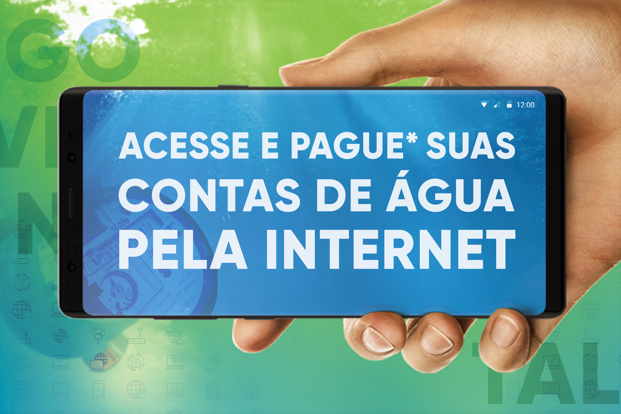 Prefeitura de Urupês traz mais comodidade com consulta e pagamento de débitos de água pela internet. Foto: Divulgação.