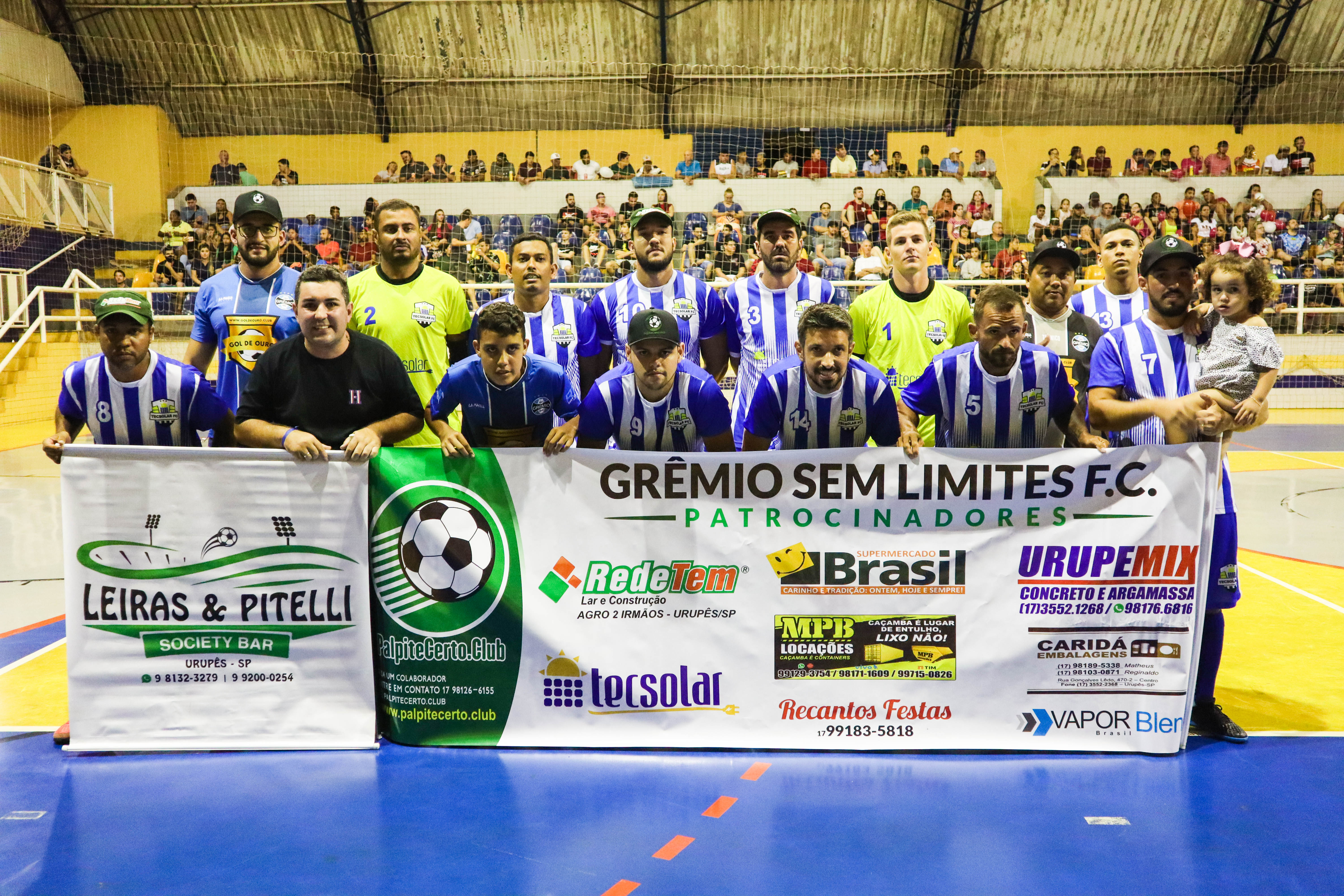 Gremio Sem Limites, Campeão da Copa Municipal de Futsal 2021. Foto: Thomas Volpato Moutropoulos / Prefeitura Municipal de Futsal