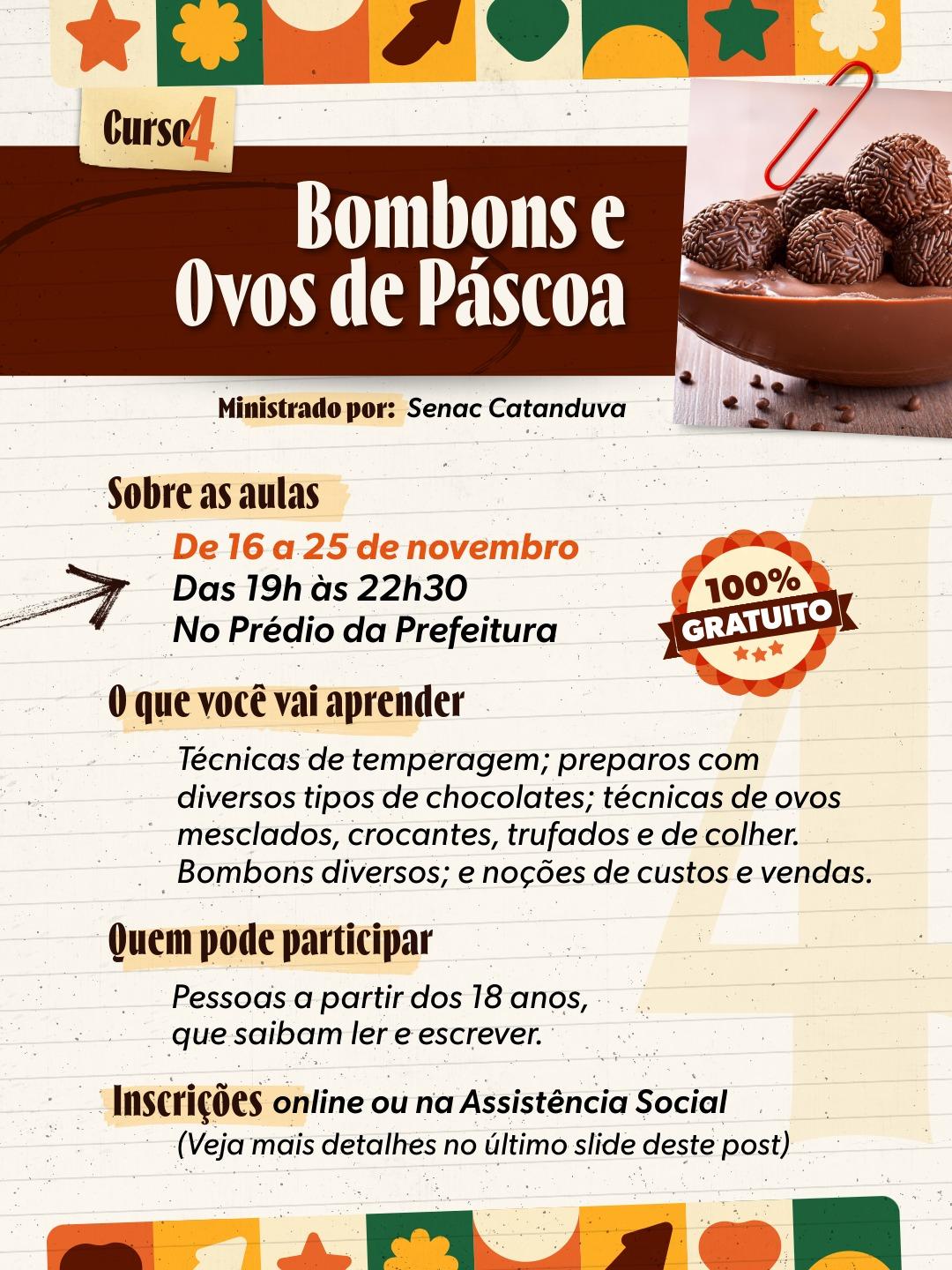 Imagens de divulgação do curso em redes sociais. Artes: Luís Fernando da Silva / Prefeitura Municipal de Urupês.