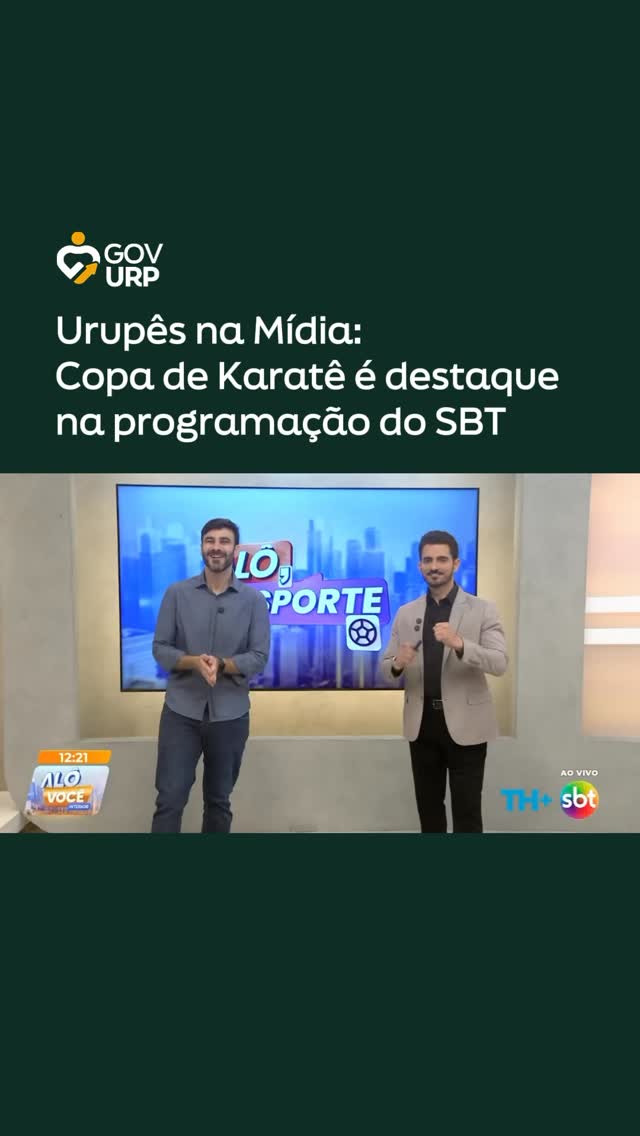 Urupês na tela do SBT! 📺🥋